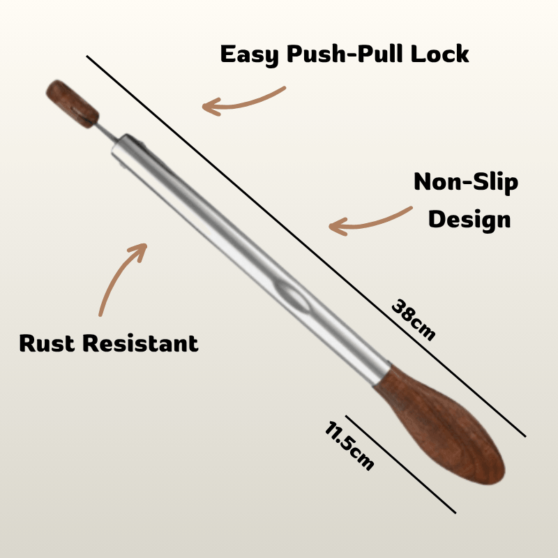 AcaciaWood BBQ Tongs
