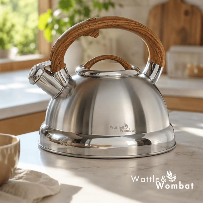 Wattle&Wombat™ The Ritual Kettle | Non-Toxic Stainless Steel